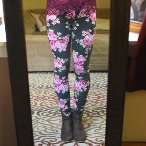 Floral leggings